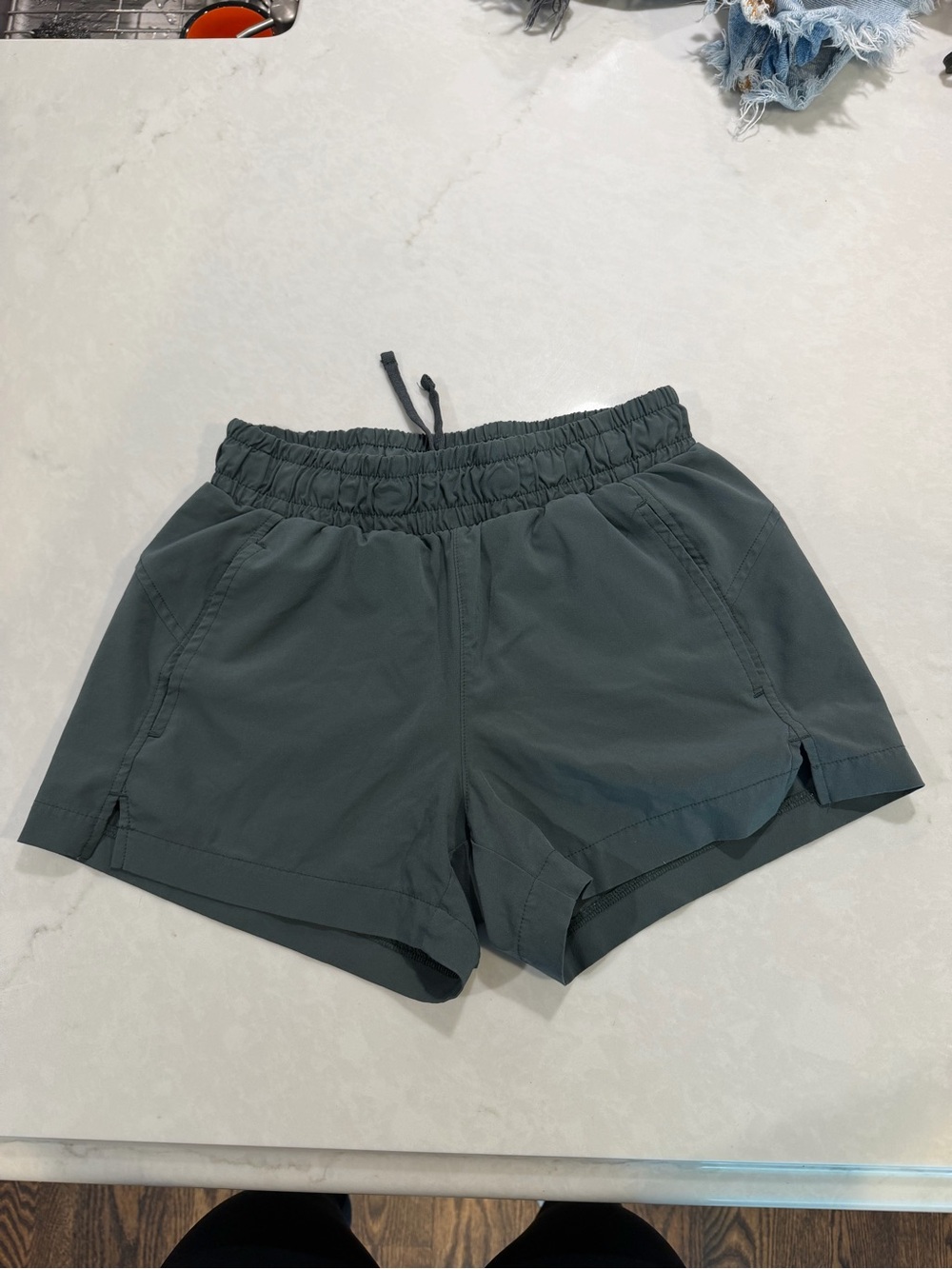 Zella Women's Athletic Shorts in Dark Teal